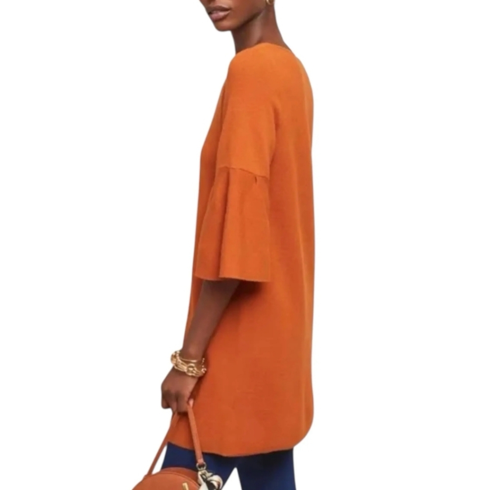 Moth Anthropologie Bell Sleeve Tunic Dress #3438